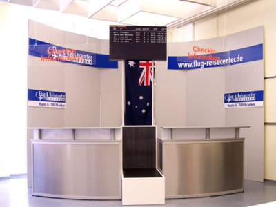 Standdisplay Messedisplay Australien