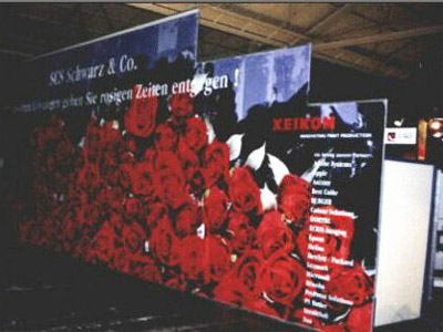 Messest�nde mit Beispieldrucken