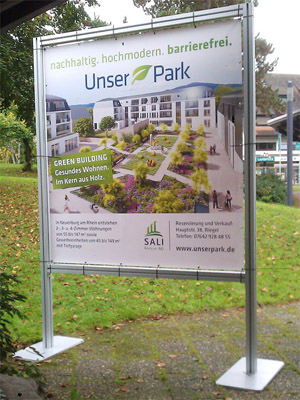 Standdisplay Wand Art