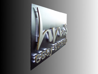 Leuchtschriftzug HMS