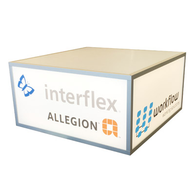 Leuchtdisplay Podest Work