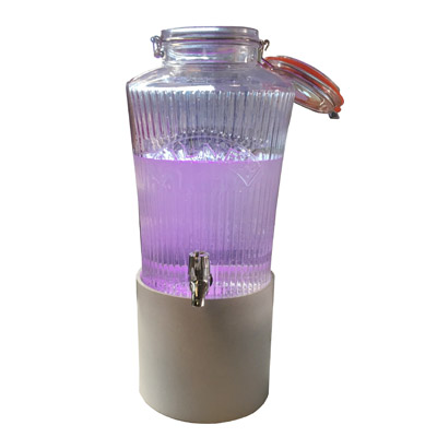 Leuchtpodest f�r Wasserspender LED beleuchted mit Akkubetrieb