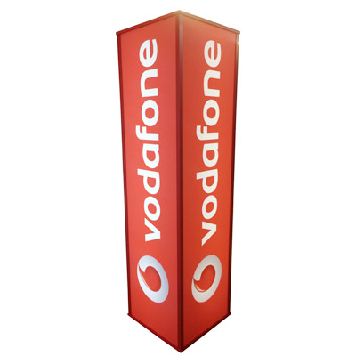 Leuchts�ule Vodafone Logo