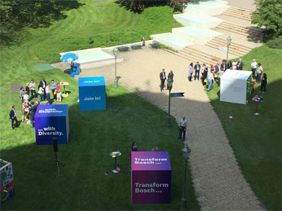 XXL Displayw�rfel Pr�senter